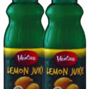 HENTIES PURE LEMON JUICE 350ML